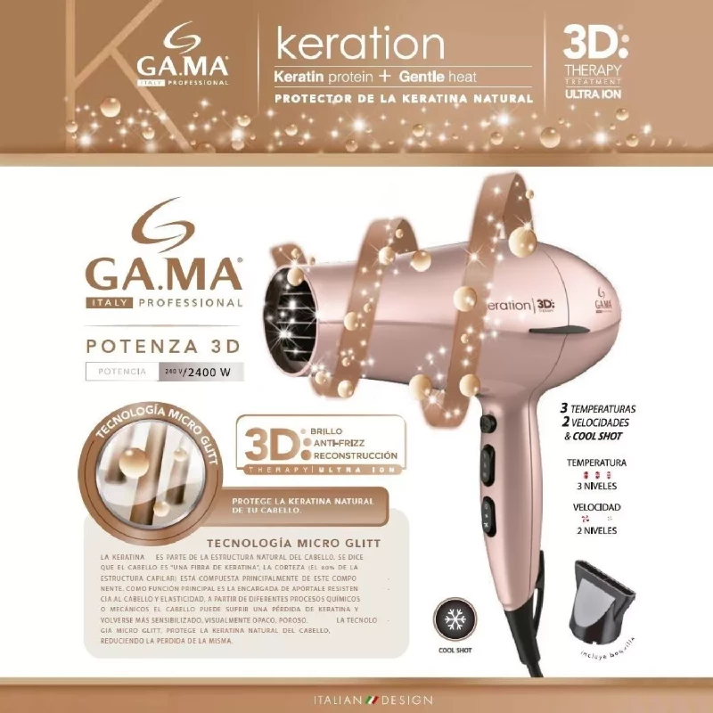 SECADOR POTENZA 3D KERATION GAMA