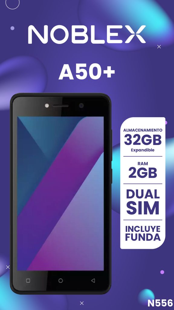 CELULAR NOBLEX A50+ 2GB 32GB