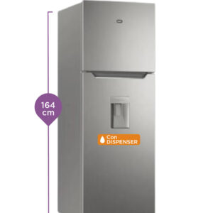 HELADERA GAFA CYCLE DF 319L PLATA C/DISP